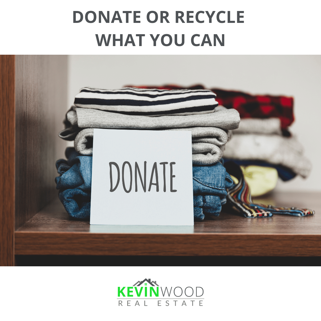 DONATE OR RECYCLE WHAT YOU CAN